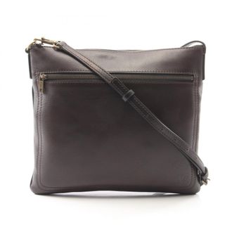 Louis Vuitton Brown Leather Handbag Shoulder Bag (Pre-Owned)