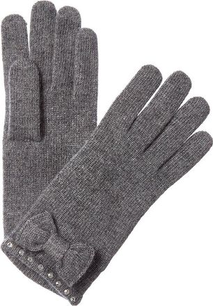 Portolano Bow & Stones Cashmere-Blend Gloves