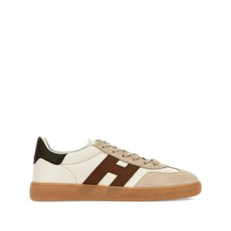Hogan Beige Lace-Up Sneaker with Memory Foam