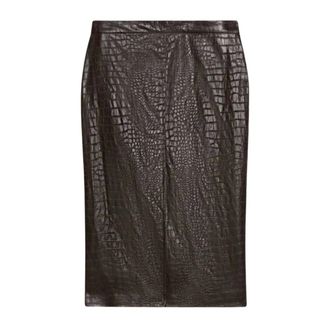 iBlues Rokken, Dames, Bruin, 2Xs, Katoen, Iblabissi Midi Rok