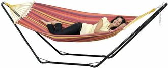 Amazonas Sandals Beach Single Hammock & Stand Set