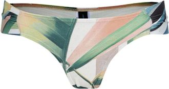 Lygia & Nanny graphic-print bikini bottoms - women - Polyamide/Elastane - 40 - Green