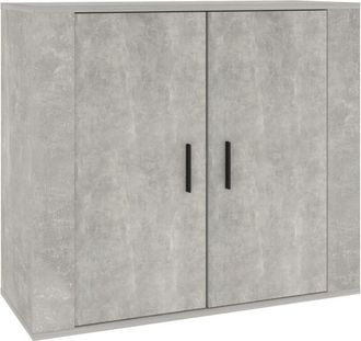 vidaXL Sideboard Concrete Grey 80x33x70 cm Engineered Wood Vidaxl