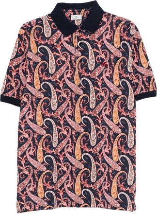 Etro Paisley-print Polo Shirt
