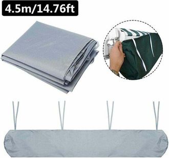 OEM Toldo Impermeable De 4,5 M Para Patio, Toldo Lateral, Protector Retr&aacute;ctil, Protecci&oacute;n Solar, Bolsa Antipolvo Con Cord&oacute;n Para Patio