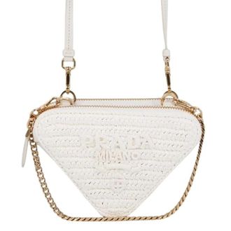 Prada Pre-owned Vintage Mini Bag - Dames - Vintage Mini Tas - Wit - ONE Size - Leer - Vintage
