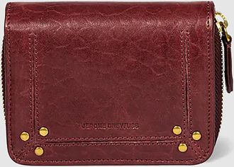 Jerome Dreyfuss Porte-monnaie Andr&eacute; Bubble Burgundy