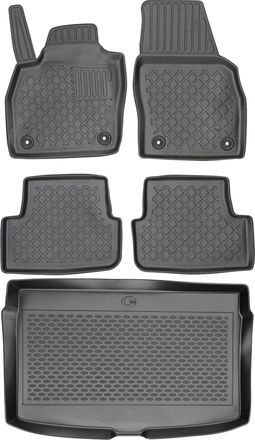 OEM Juego De Alfombrillas Para Coche Y Maletero Para Volkswagen Polo Vi Hatchback De 2018