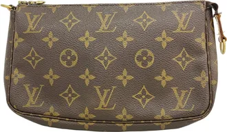 Louis Vuitton Brown Pouch (Pre-Owned)