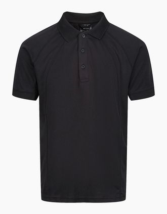 Regatta Mens Regatta Professional Mens Coolweave Short Sleeve Polo Shirt - Black - Size: 44