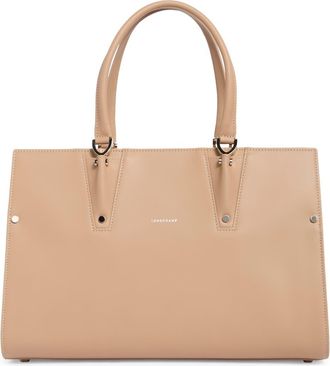 Longchamp Paris Premier Tote in Sand at Nordstrom Rack