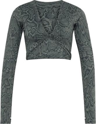 adidas Primelift WO Snake Twist Reversible L/S Longsleeve f&uuml;r Damen | grau