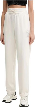 A|X Armani Exchange Logo Trainingsbroeken - Dames - Sweatpants - Beige - XS - Polyester - Broeken