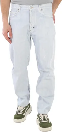 Roberto Cavalli Blue Five Pocket Relaxed Fit Jeans, Waist Size 32
