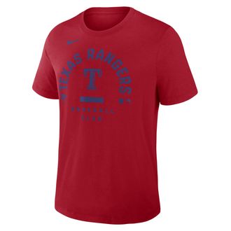 Nike Texas Rangers Authentic Collection Early Work Nike Mens Dri-FIT MLB T-Shirt in Red | 034J62QTER-HXK