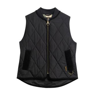 Barbour Glendyn Gewatteerd Gilet - Dames - Jassen - Zwart - Maat: S Katoen