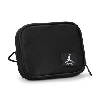 Nike Jordan Mens Jordan Flight Zip Wallet in Black | MA0810-023
