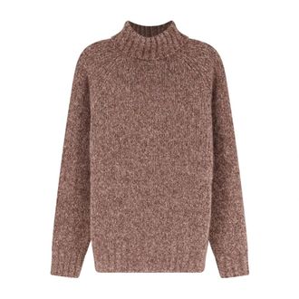 Brunello Cucinelli Kashmir en zijde coltrui - Heren - Truien - Bruin - Maat: XL Zijde