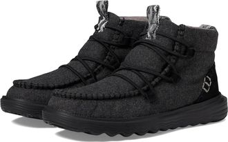 Hey Dude Reyes 40182-060 Boots Womens Black Lace Up Round Toe Ankle SHOP334