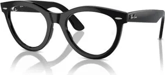 Ray-Ban 51mm Round optical glasses in Black at Nordstrom