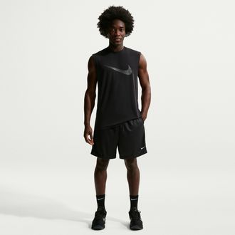 Nike Mens DNA Academy Dri-FIT 8 Basketball Shorts in Black | IQ8608-010