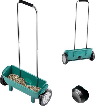 OEM Carro De Jard&iacute;n, Capacidad De 12 Litros, Material Pl&aacute;stico De Alta Calidad, Dise&ntilde;o Ergon&oacute;mico, Cuatro Ruedas Resistentes, Color Verde