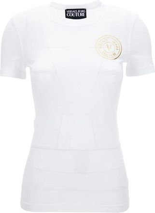 Versace Jeans Couture T-Shirts - Dames - T-shirts - Wit - M - Tops