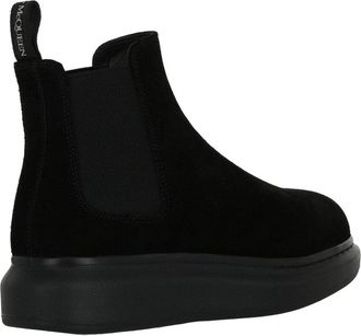 Alexander McQueen Womens Calfskin Leather Chelsea Boot (Authentic Pre-Loved)