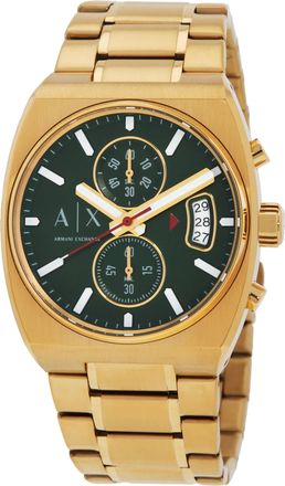 A|X Armani Exchange Oliver Chronograph Quartz Green Dial Mens Watch AX2822