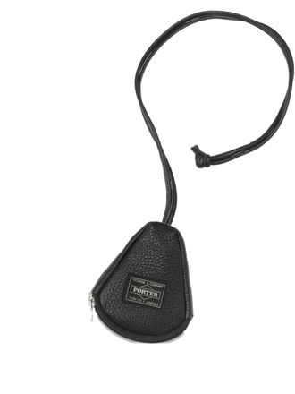 Porter-Yoshida & Co. Calm keyring - unisex - Calf Leather/Nylon - One Size - Black