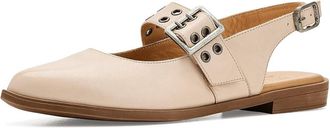 Miz Mooz Freya Sling Back Flats Womens Flat Shoes Latte : EU 42 (US Womens 10.5-11) B - Medium, Leather