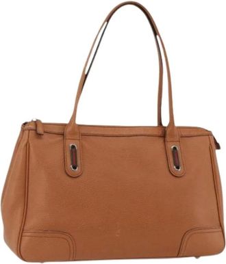 Gucci Pre-owned Shoulder Bags, female, Brown, Size: ONE SIZE Pre-owned Vintage Tote Bag