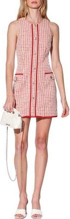 Walter Baker Alexia Tweed Minidress in Valley Red Tweed at Nordstrom Rack, Size 12