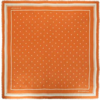 Givenchy 4G Cashmere & Silk-Blend Shawl