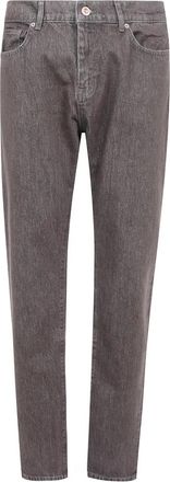 Aspesi Ferro Broek - Heren - Jeans - Bruin - Maat: W36 Katoen