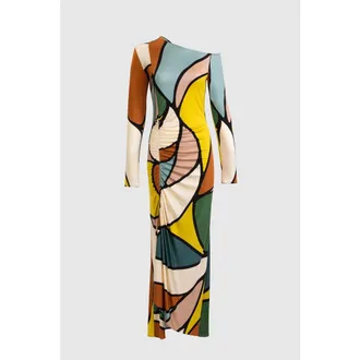 Silvia Tcherassi Ilania Dress in Abstract Print at Nordstrom, Size Xx-Small