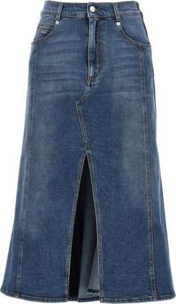スカート ALEXANDER MCQUEEN Women Skirts 780574QMACL4109 Blue 20010101_55454738_600.jpg