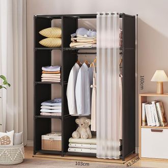 OEM Perchero De Pared Met&aacute;lico De Alta Resistencia, 160 X 103 X 42 Cm, Gran Capacidad De Carga, Dise&ntilde;o Moderno, Ideal Para Recibidor/pasillo, F&aacute;cil Instal