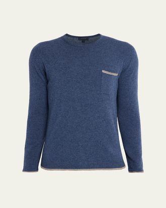 Sease Mens Shore 2.0 Cashmere Crewneck Sweater
