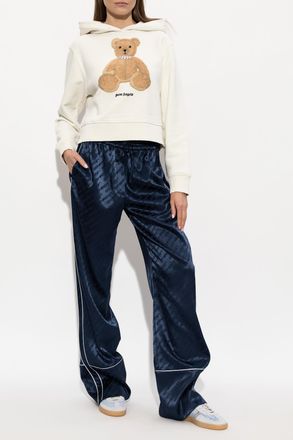 Palm Angels Hoodie, Womens, Cream