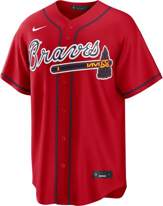 Nike Austin Riley Atlanta Braves Nike Mens MLB Replica Jersey in Red | RP260IM2AW9-TG2