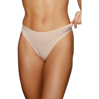Lascana Womens 2 Pk Basic Thongs in Beige at Nordstrom