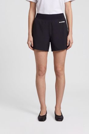 Jil Sander Shorts jogging in tessuto tecnico con vita alta e logo a contrasto
