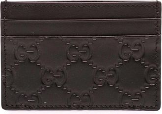 Gucci Pre-owned Wallets, female, Black, Size: ONE SIZE Pre-owned Card Holder