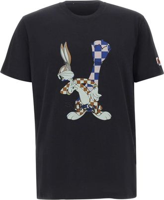 Iceberg Bugs Bunny T-shirt - Heren - T-shirts - Zwart - S - Katoen - Tops