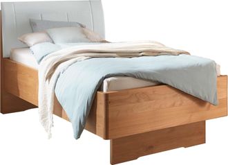 Wiemann Holzbett »Cardiff, Bettgestell, Bettrahmen, teilmassiv, mit Polsterkopfteil« Belastbarkeit 110/220 Kg, 4-fache höhenverstellbar, MADE IN GERMANY, Fuss