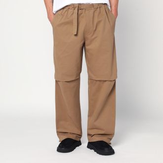 Darkpark Tobacco Coloured Jordan Wide Leg Trousers