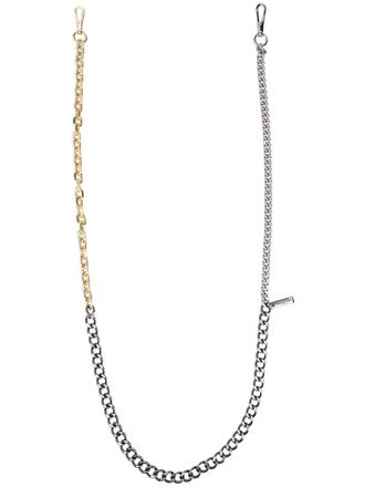 Marc Jacobs Tracolla a catena The Strap - Argento
