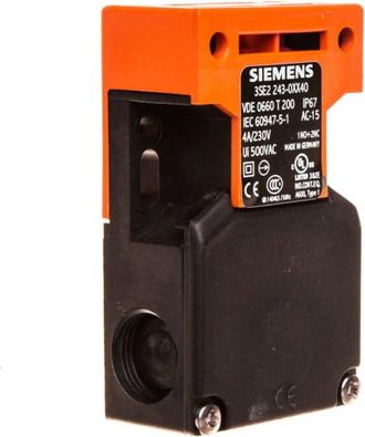 SIEMENS Interruptor De Fin De Carrera De Seguridad Con Actuador Independiente 1no 2nc Pl&aacute;stico Deslizante 52 Mm 5n Ip67 3se2243-0xx40