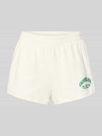 Calvin Klein Underwear Regular Fit Pyjama Shorts aus reiner Baumwolle Modell HERITAGE GX in Offwhite, Gr&ouml;&szlig;e XL